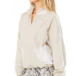 ALO RENEWAL HALF ZIP PULLOVER (Bone)